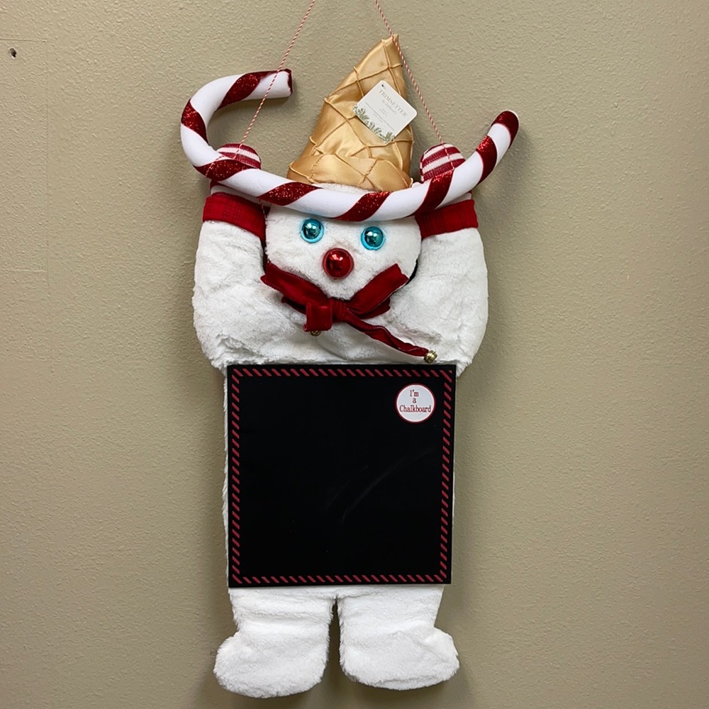 Mr. Bingle hanging chalk board. New with tag.